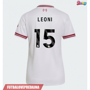 Lacne Ženy Futbalové dres Liverpool Giovanni Leoni #15 2026-27 Krátky Rukáv - Preč